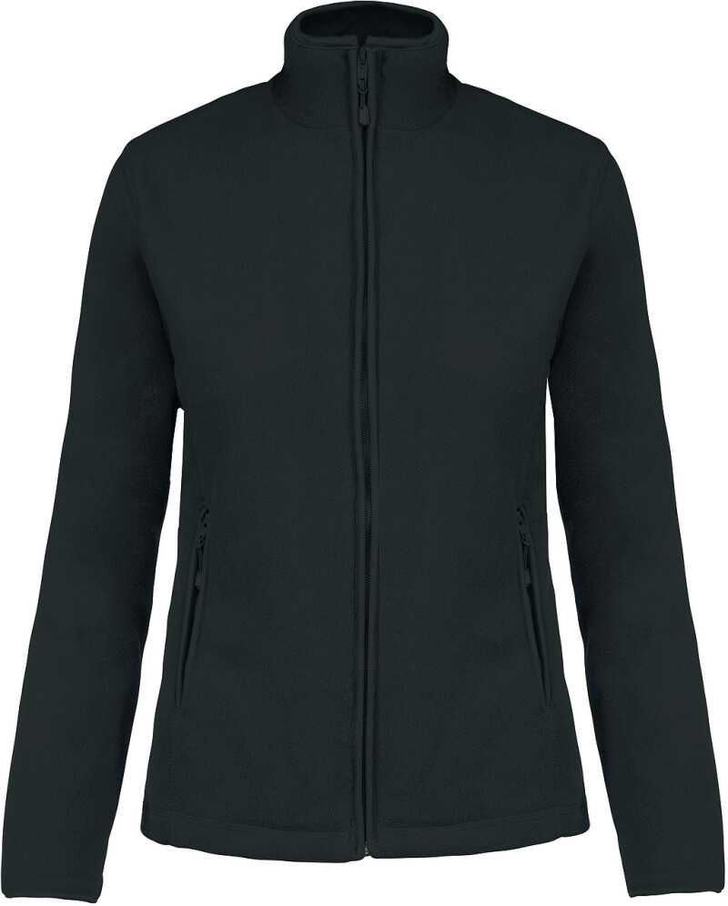 Dámská mikrofleecová mikina Kariban fleece jacket women, tmavě šedá, vel. XL