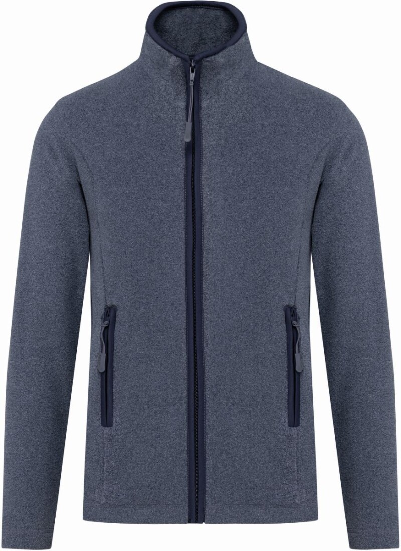 Dámská mikrofleecová mikina Kariban fleece jacket women, tmavá námořní modrá, vel. 4XL