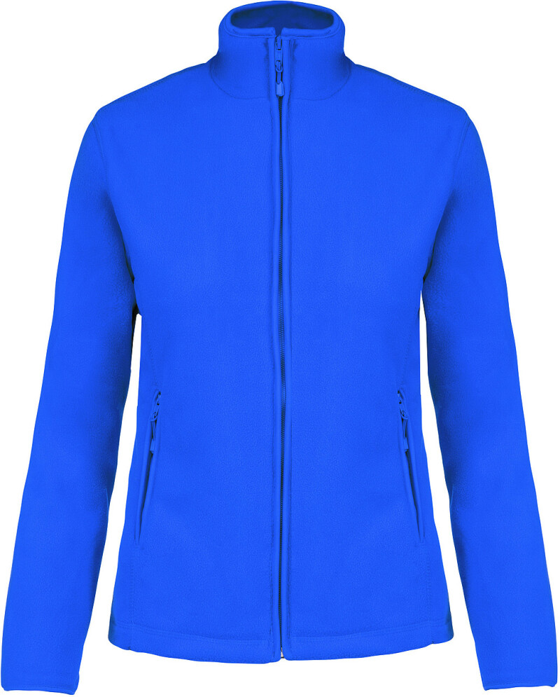 Dámská mikrofleecová mikina Kariban fleece jacket women, kobaltově modrá, vel. XL