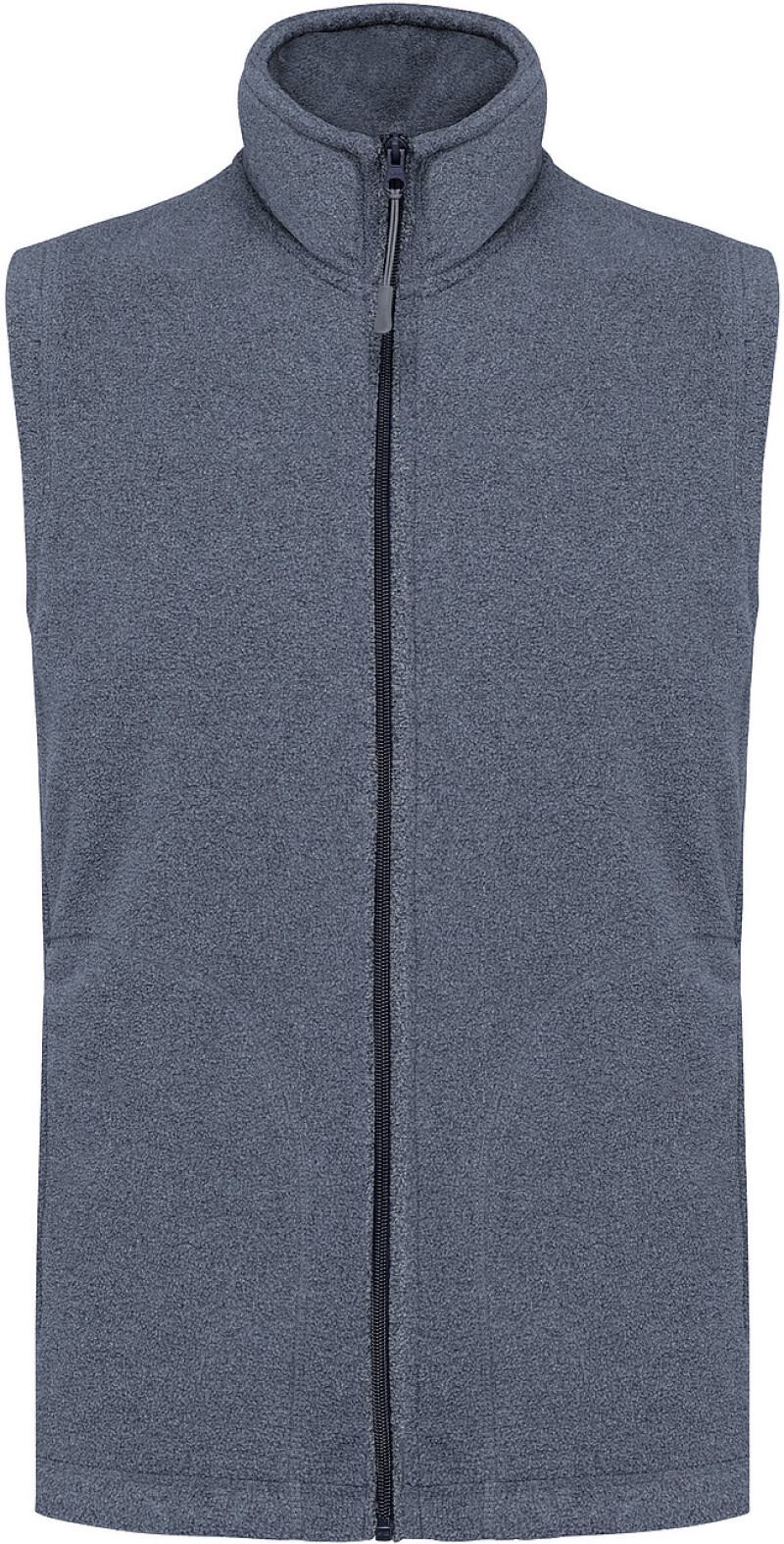 Pánská mikrofleecová vesta Kariban fleece vest men, tmavá námořní modrá, vel. 3XL