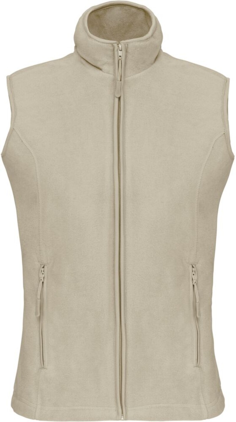 Dámská mikrofleecová vesta Kariban fleece vest women, béžová, vel. S