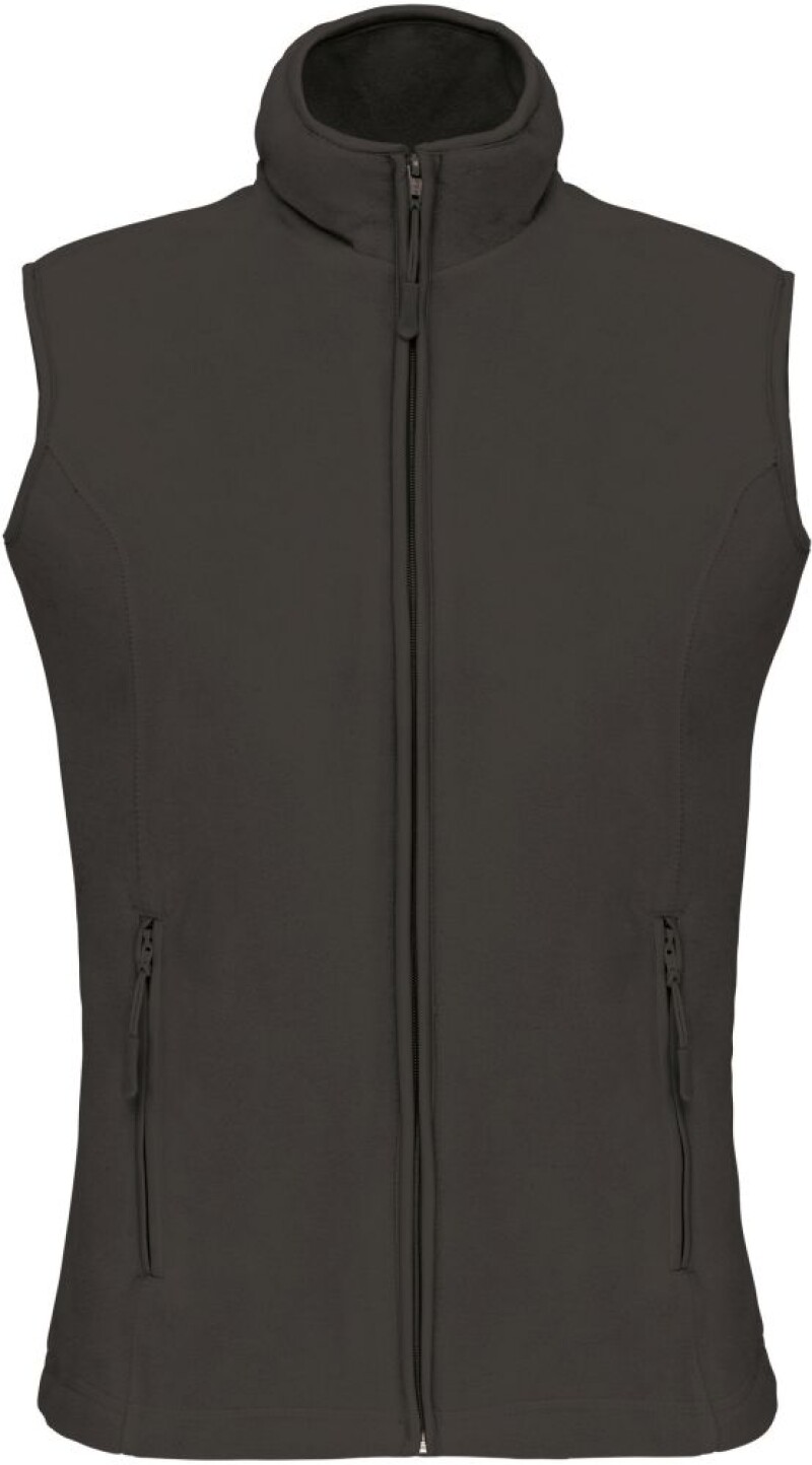 Dámská mikrofleecová vesta Kariban fleece vest women, tmavě šedá, vel. M