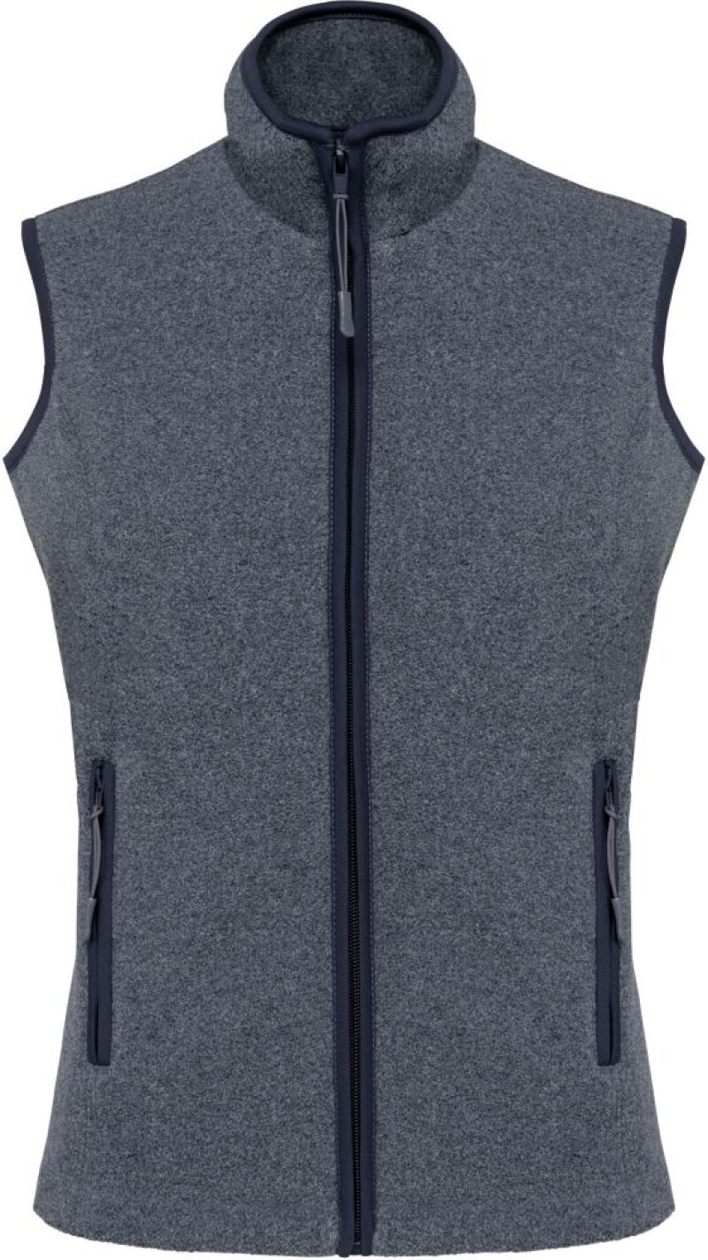 Dámská mikrofleecová vesta Kariban fleece vest women, tmavá námořní modrá, vel. XXL