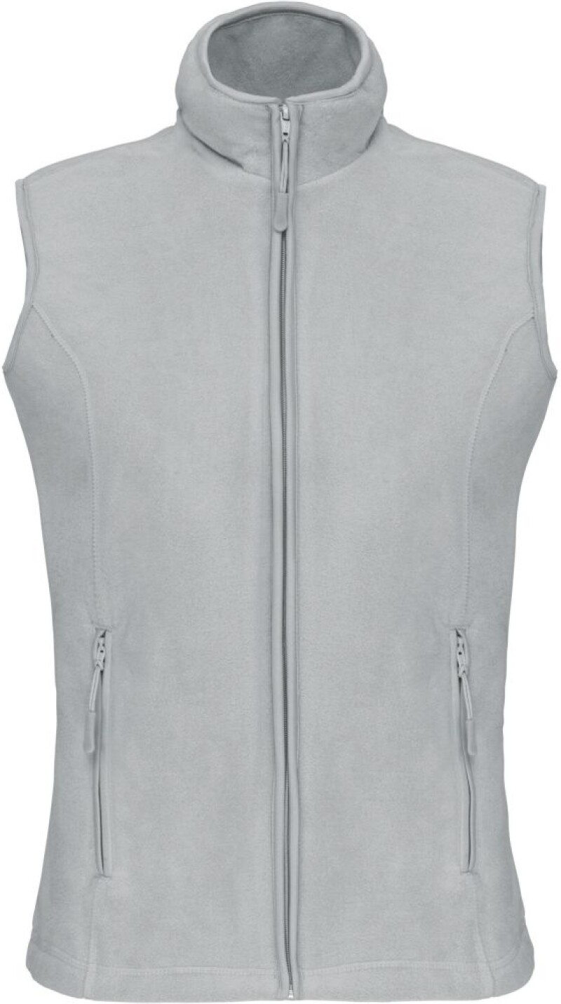Dámská mikrofleecová vesta Kariban fleece vest women, sv. šedá, vel. 3XL