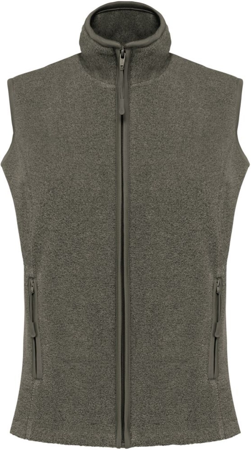 Dámská mikrofleecová vesta Kariban fleece vest women, vojenská světlá zelená, vel. XXL
