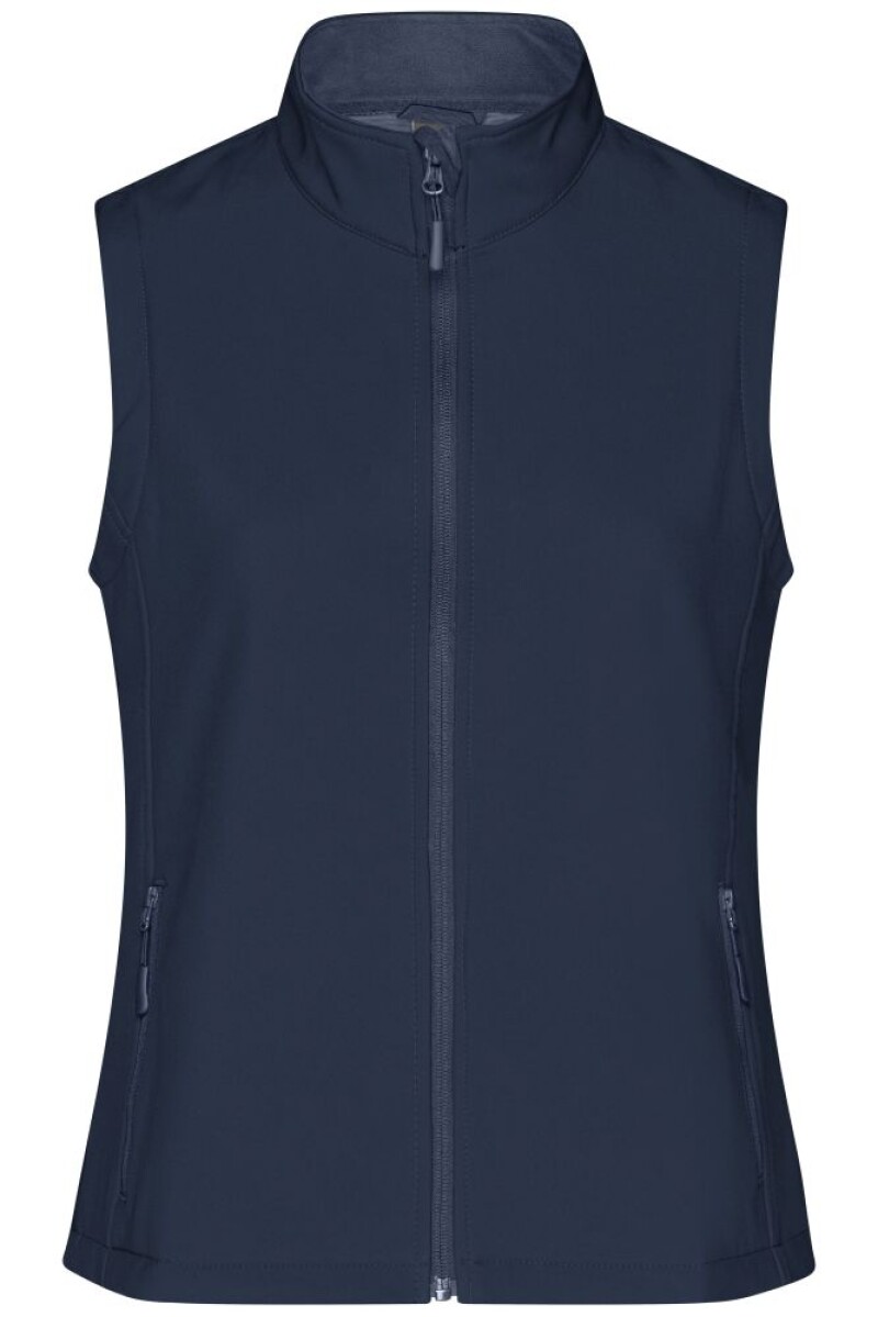 Dámská vesta James & Nicholson Promo softshell, námořní modrá, velikost L