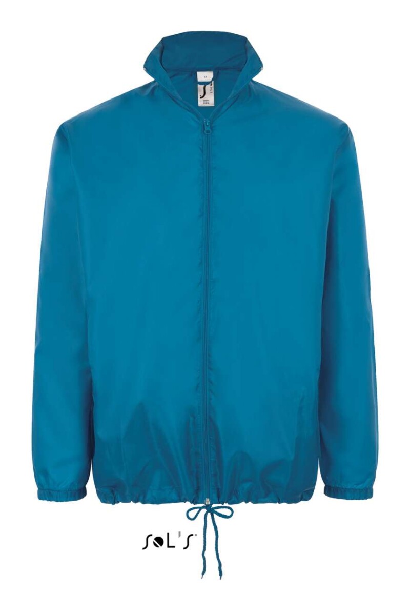 Unisex větrovka SOLS SHIFT - UNISEX WATER REPELLENT WINDBREAKER, modrozelená, M