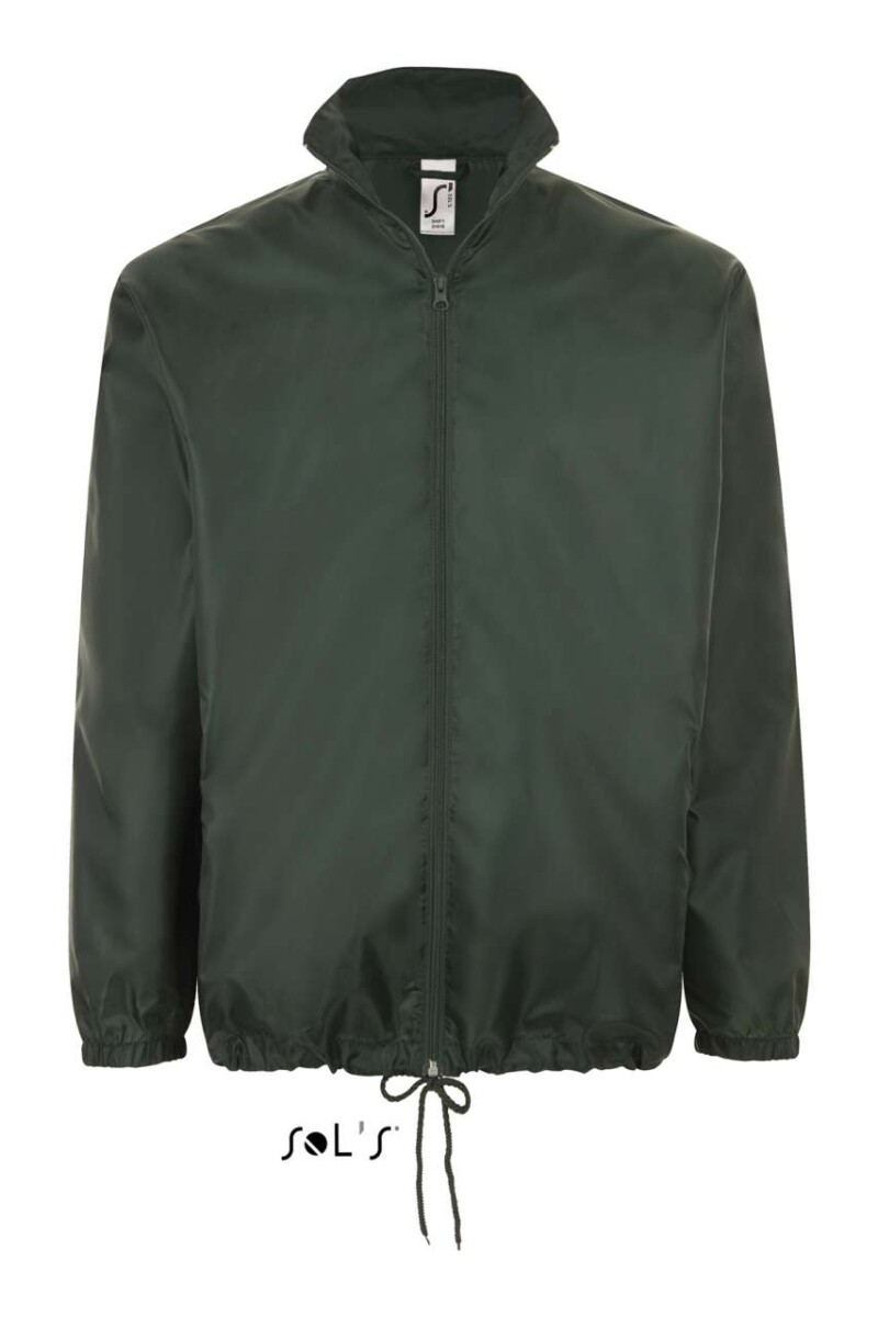 Unisex větrovka SOLS SHIFT - UNISEX WATER REPELLENT WINDBREAKER, tmavě zelená, M