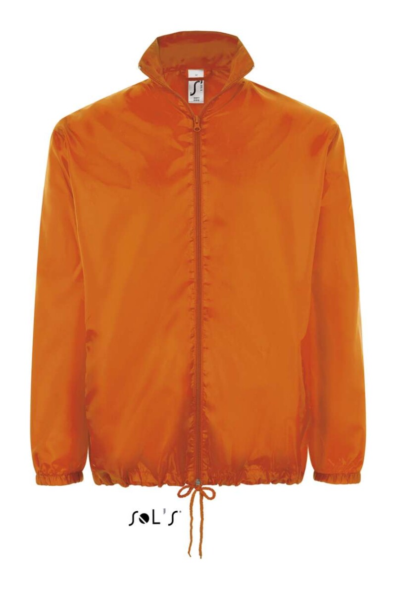 Unisex větrovka SOLS SHIFT - UNISEX WATER REPELLENT WINDBREAKER, oranžová, 2XL