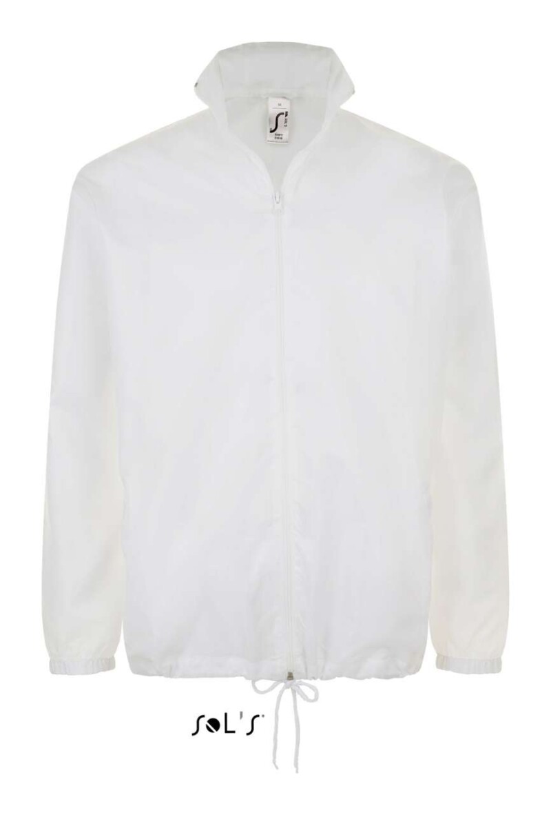 Unisex větrovka SOLS SHIFT - UNISEX WATER REPELLENT WINDBREAKER, bílá, 3XL