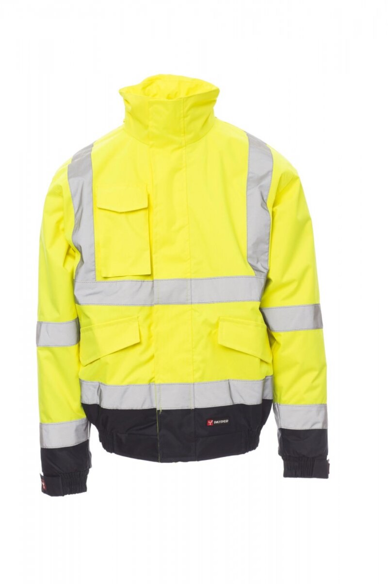 Bunda Payper PADDOCK, fluorescenční žlutá, 5XL