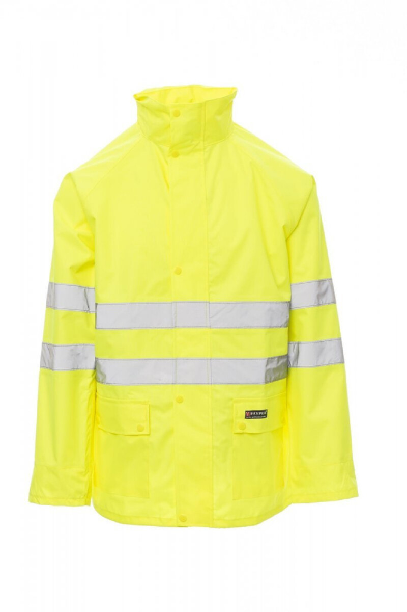 Nepremokavá bunda Payper Hurricane-Jacket, veľkosť XXL, fluorescenčná žltá
