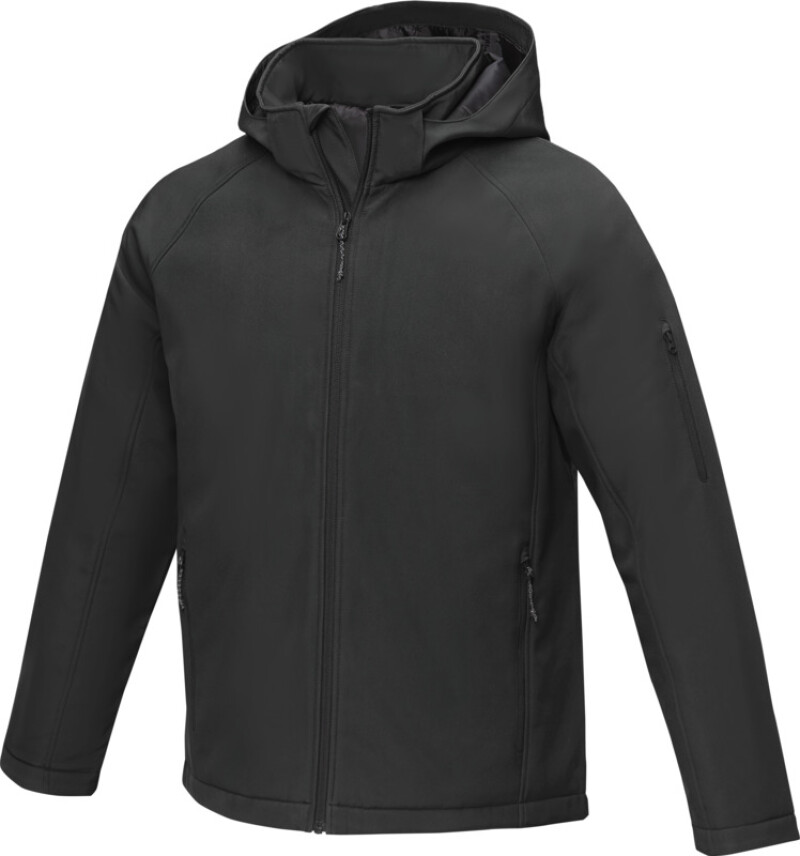 Pánská vyteplená softshellová bunda Elevate, černá, vel. XL