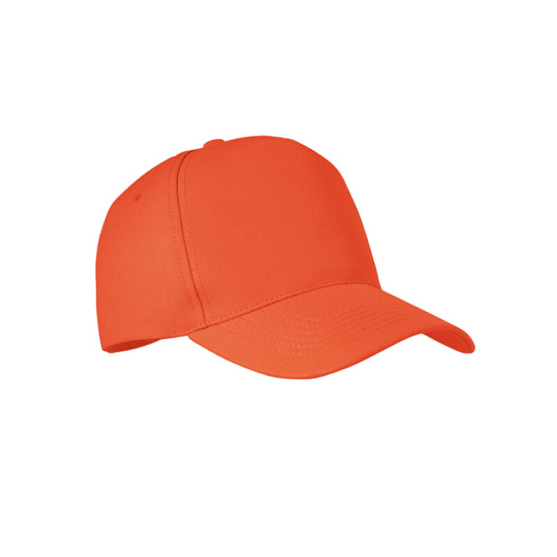 Pětipanelová kšiltovka z RPET, oranžová