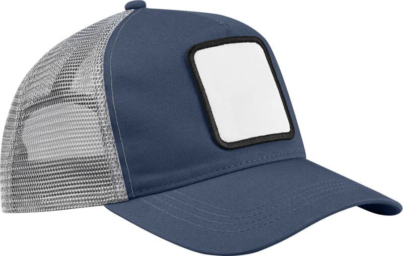 SEFIDA Pětipanelová trucker kšiltovka s nášivkou, námořní modrá/černá