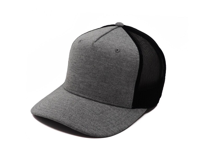 Šedá melírovaná snapback šiltovka Geita
