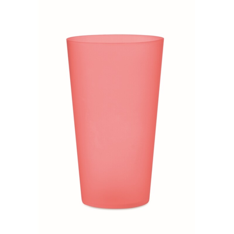 AMONDE Plastový kelímek, 500 ml, červená