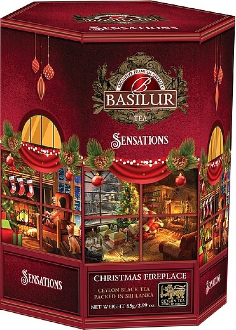 BASILUR Sensations Christmas Fireplace papír 85g