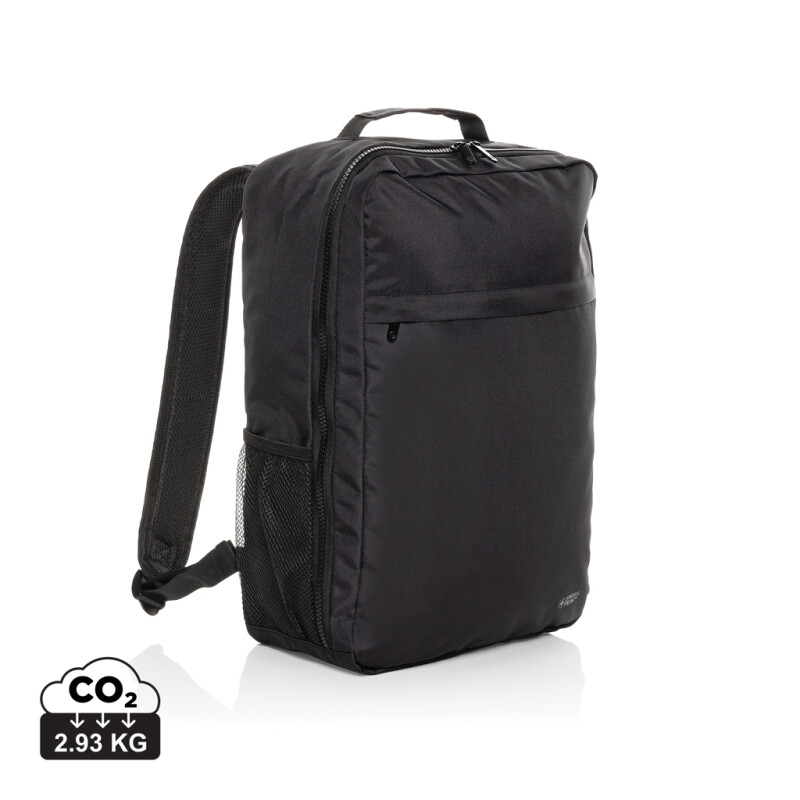 Batoh na 15,6" notebook Swiss Peak z RPET AWARE™, černá