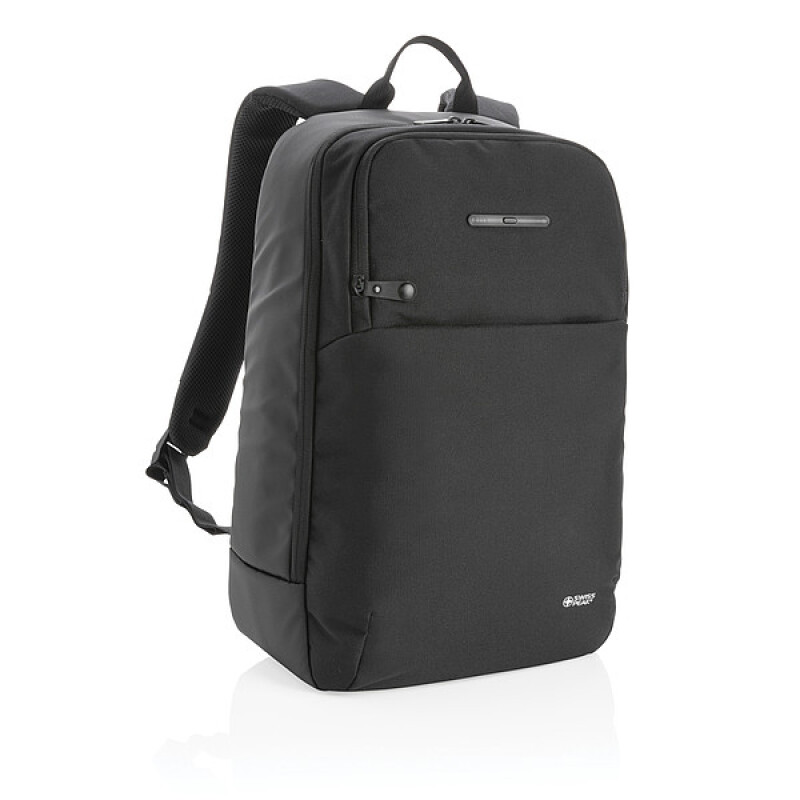 Batoh na notebook s UV-C sterilizační kapsou Swiss Peak, černá