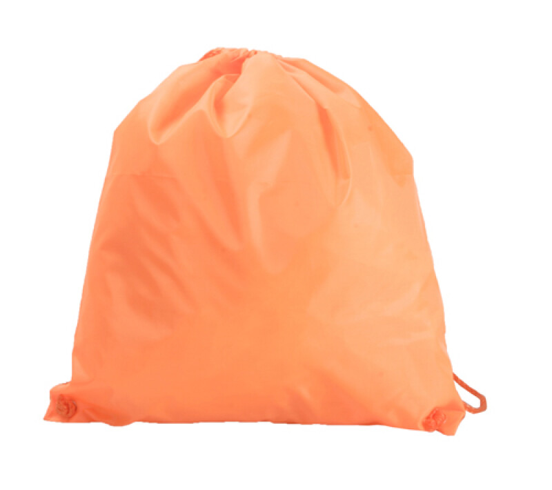 Batoh s dvěma šňůrkami přes rameno, oranžový
