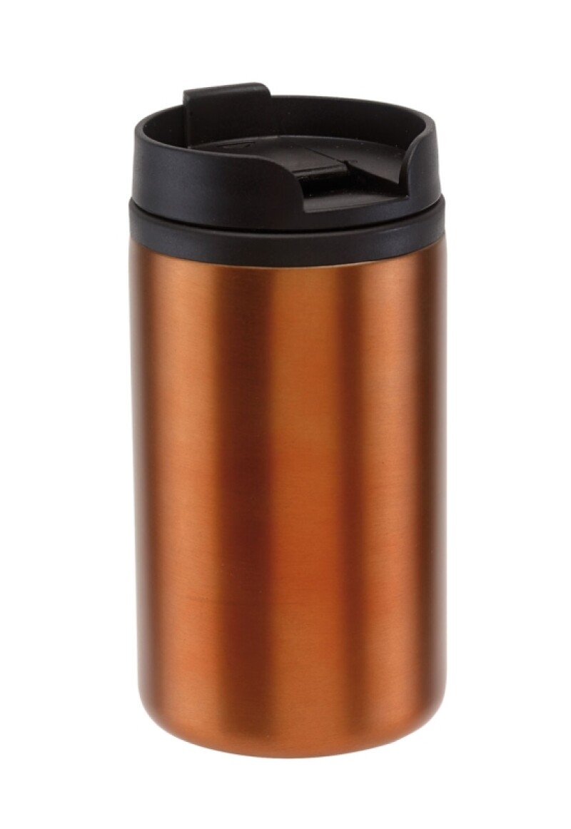 BEDYS Termohrnek 250ml, uvnitř plast, zvenku nerez, oranžový