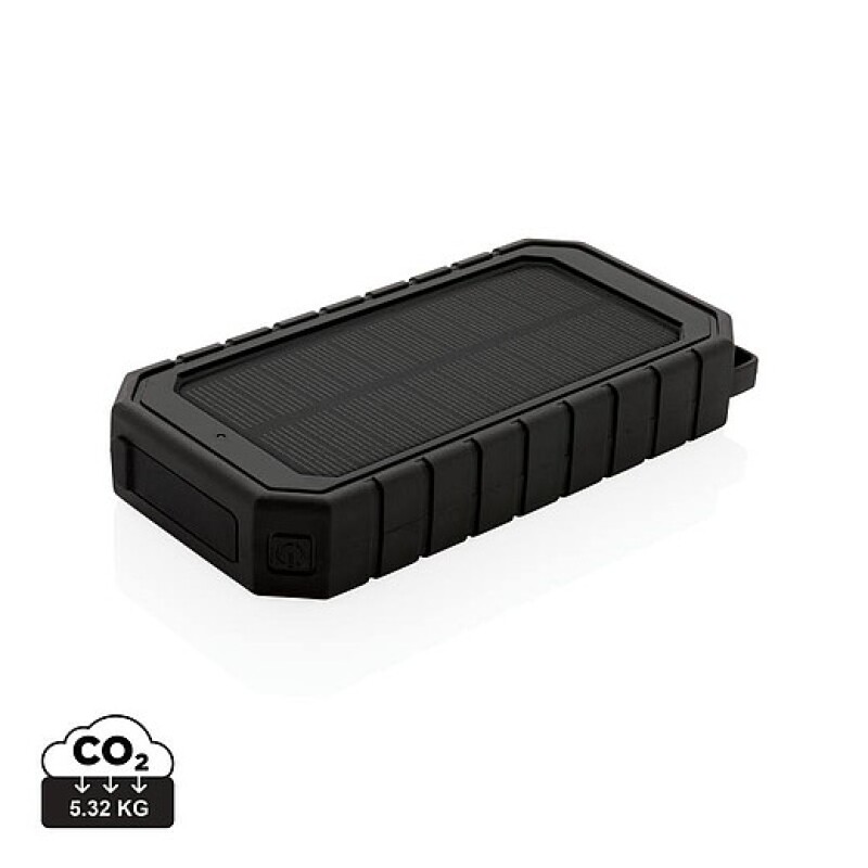 Bezdrátově nabíjecí powerbanka 10000mAh se solárním panelem