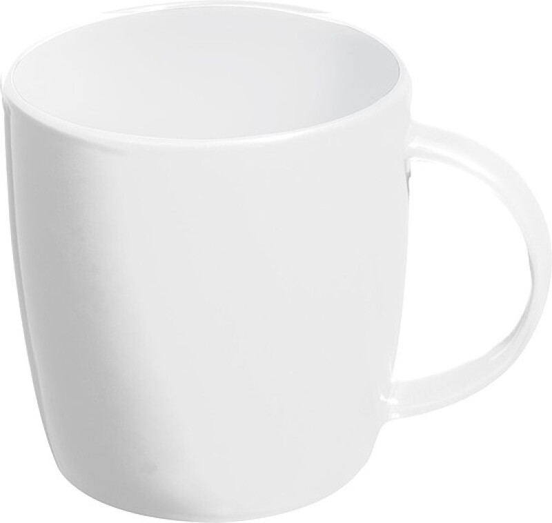 Bílý keramický hrnek, 300ml