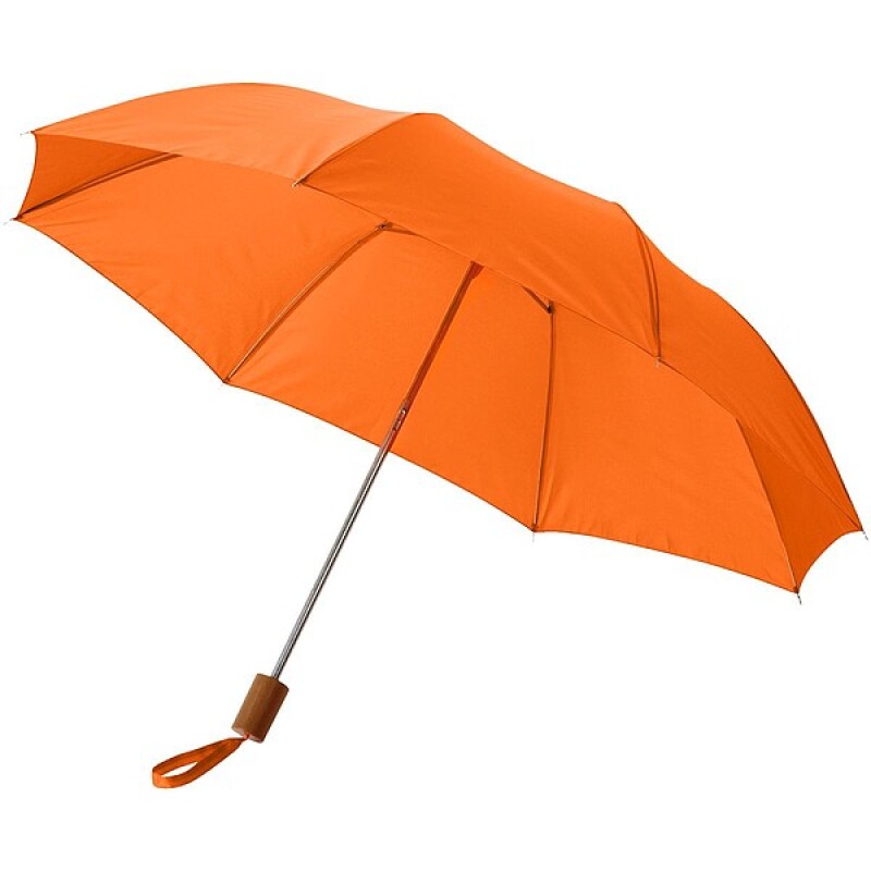 Bílý skládací deštník o průměru 90cm