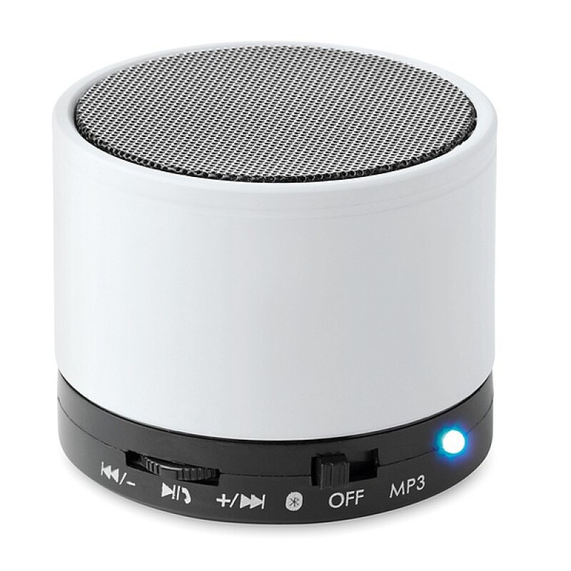 Bluetooth reproduktor z ABS s metalickým vzhledem