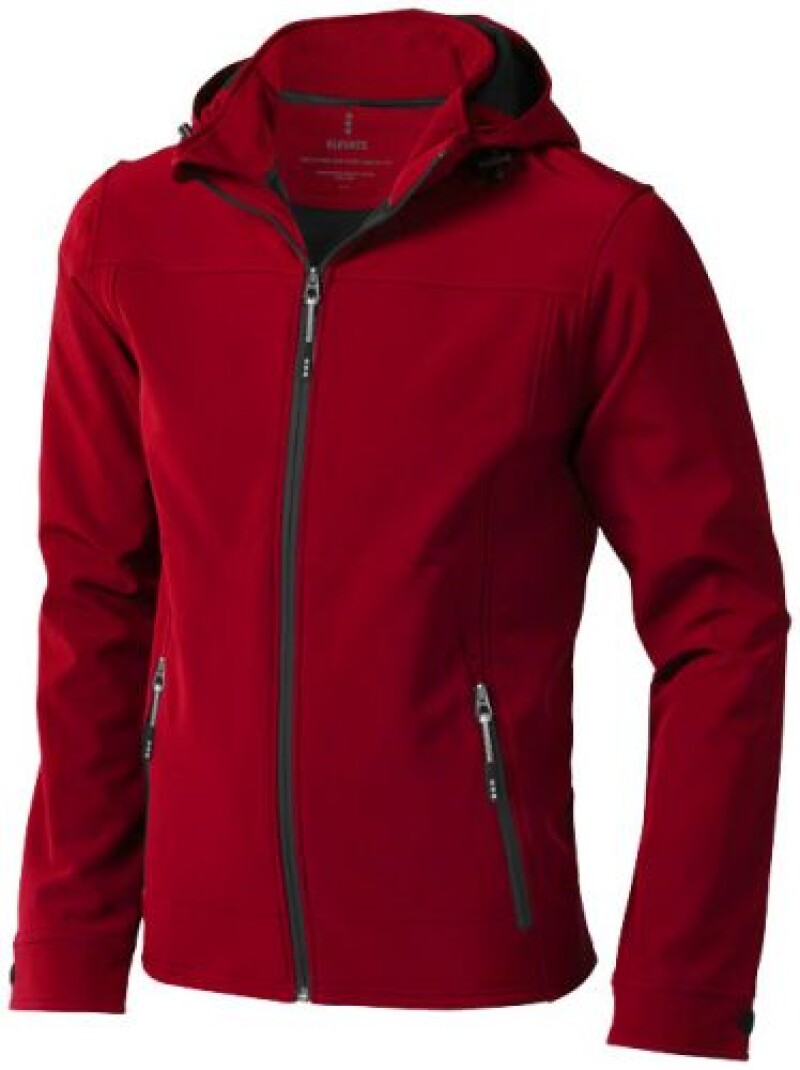 Bunda ELEVATE LANGLEY SOFTSHELL JACKET červená XXXL