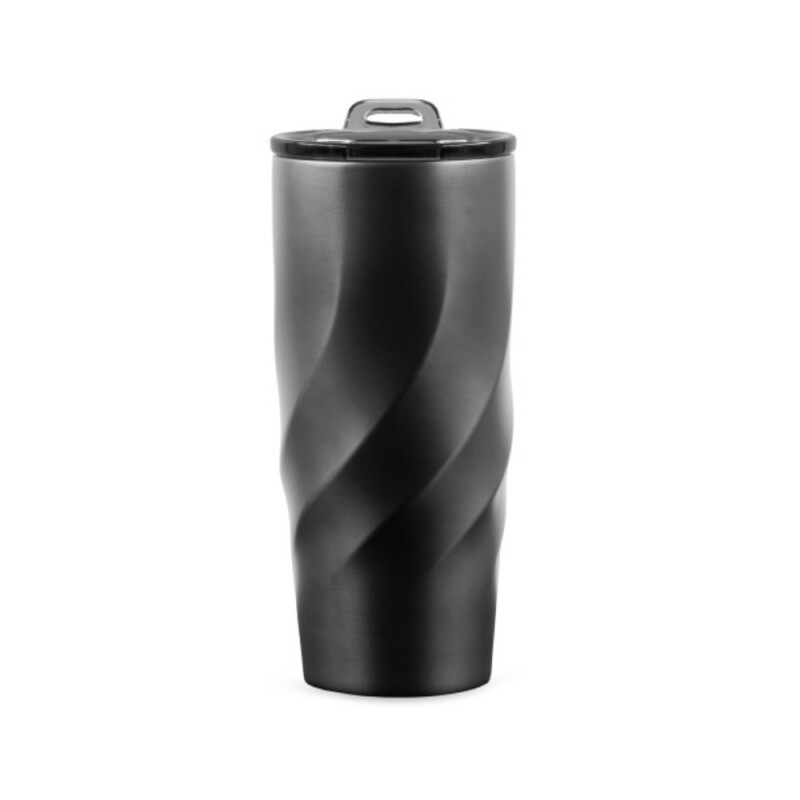 KUMKOY Cestovní XL termohrnek BrandCharger, 500 ml, gunmetal