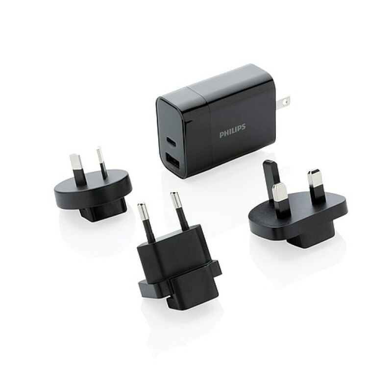 Cestovní nabíječka PHILIPS s power delivery