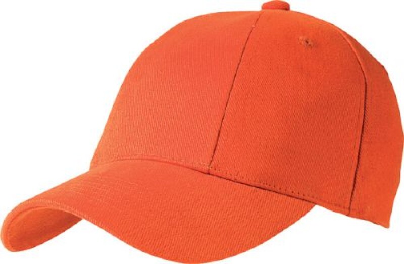 CHRIS Šestipanelová kšiltovka, oranžová