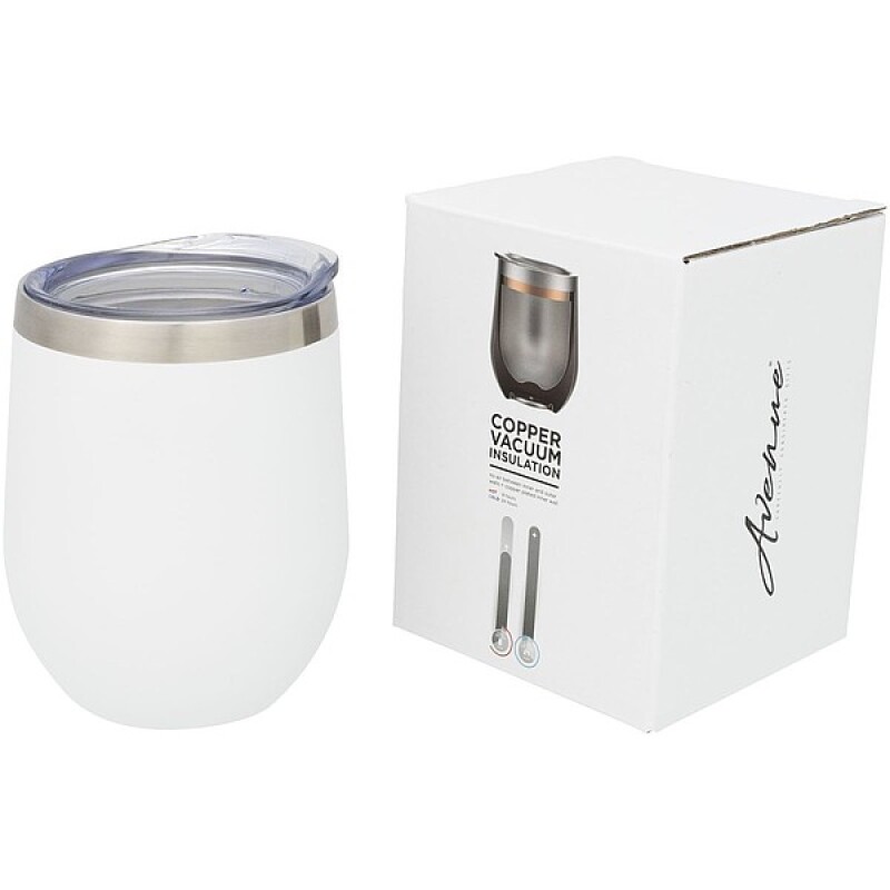Corzo termohrnek s izolací z mědi a vakua 350ml, černá