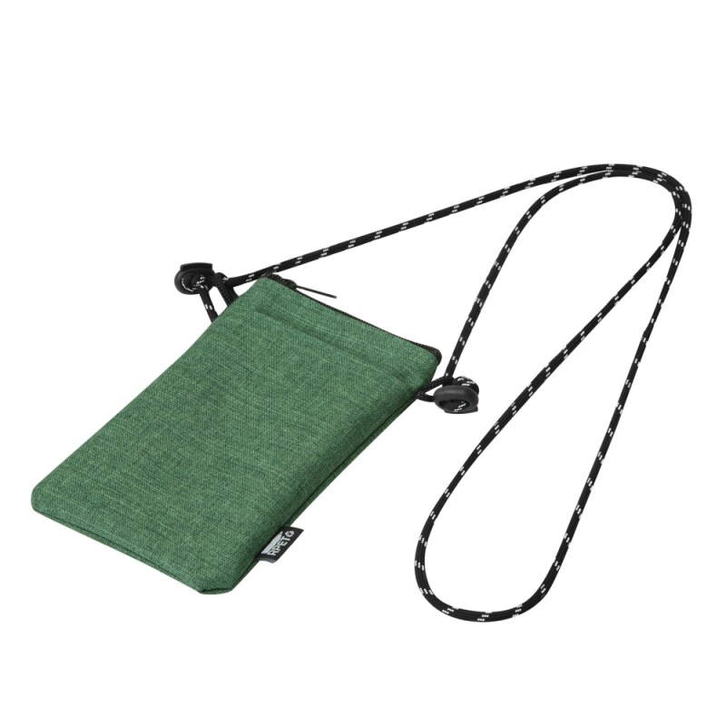 Crossbody taška na telefon, zelená