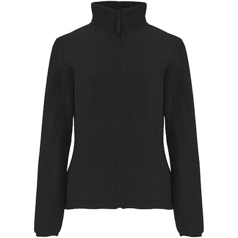Dámská fleecová celorozepínací bunda, ROLY ARTIC, černá, vel. 2XL