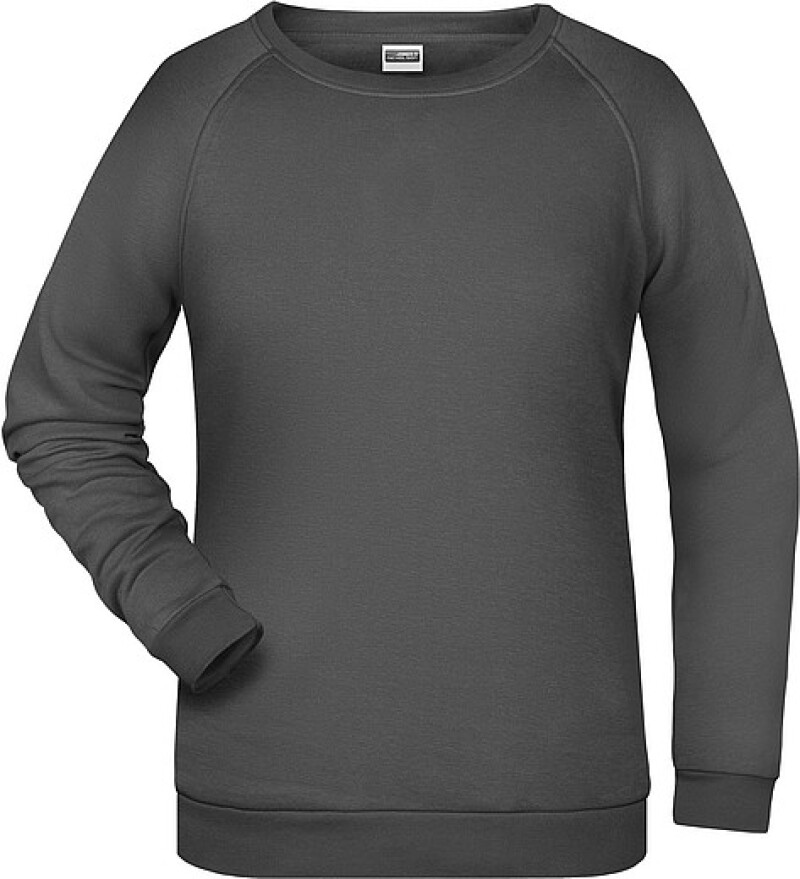 Dámská mikina James Nicholson sweatshirt women, antracitová, vel. 3XL