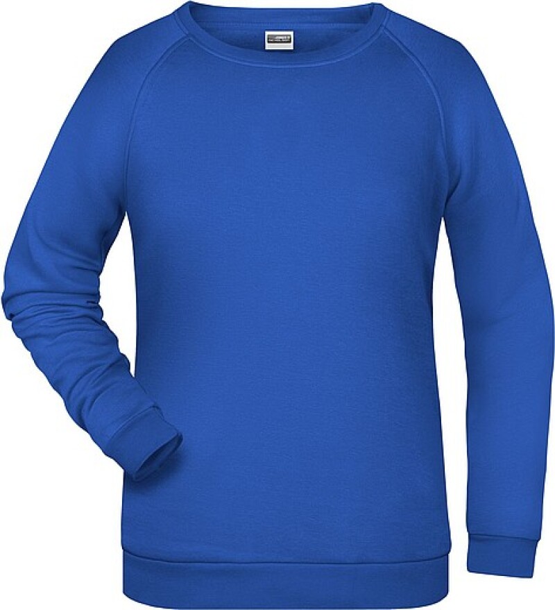 Dámská mikina James Nicholson sweatshirt women, královská modrá, vel. 3XL