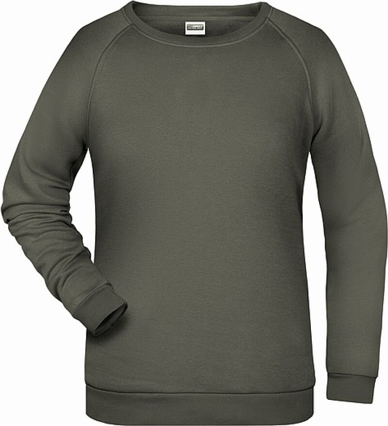 Dámská mikina James Nicholson sweatshirt women, šedá, vel. M