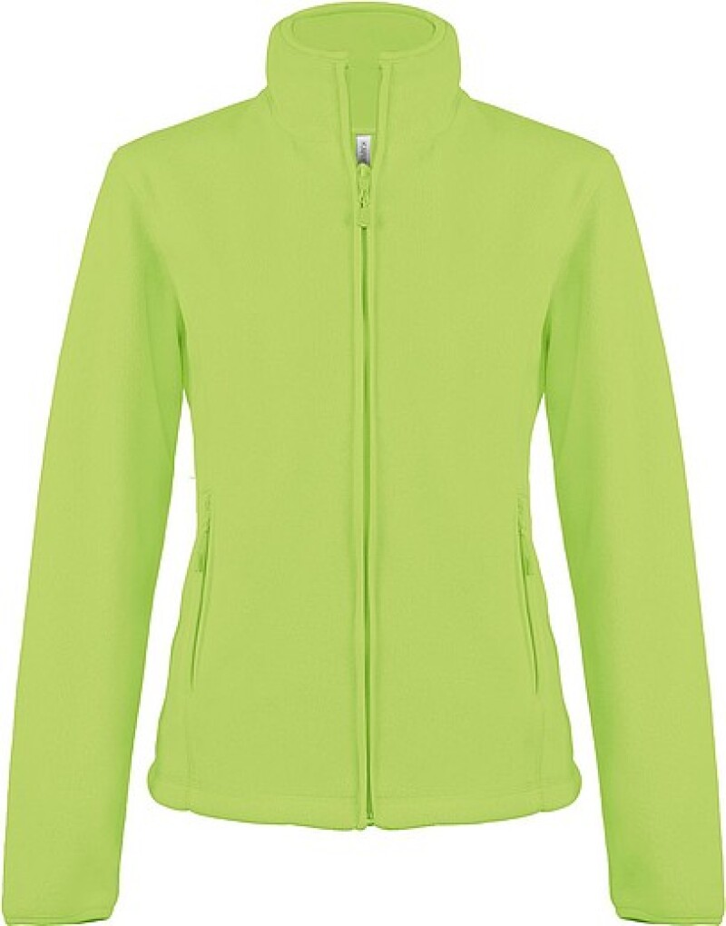 Dámská mikrofleecová mikina Kariban fleece jacket women, světle zelená, vel. 3XL