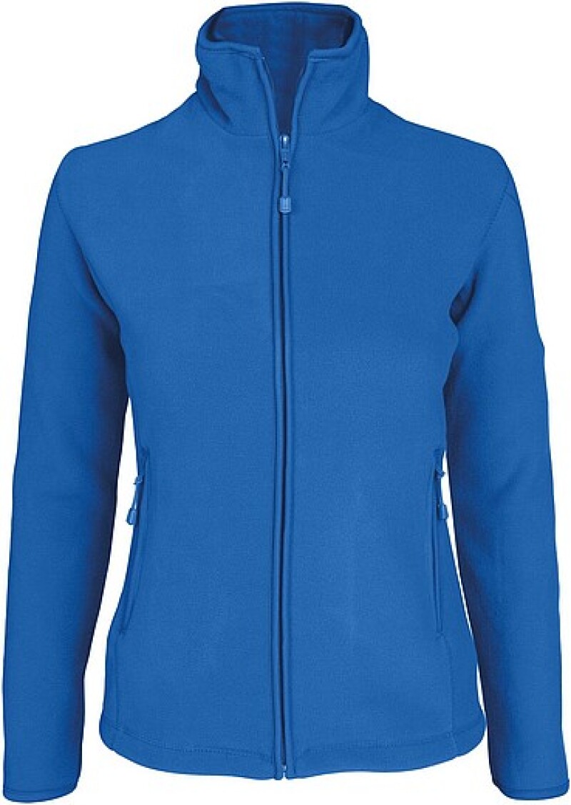 Dámská mikrofleecová mikina Kariban fleece jacket women, královská modrá, vel. 3XL
