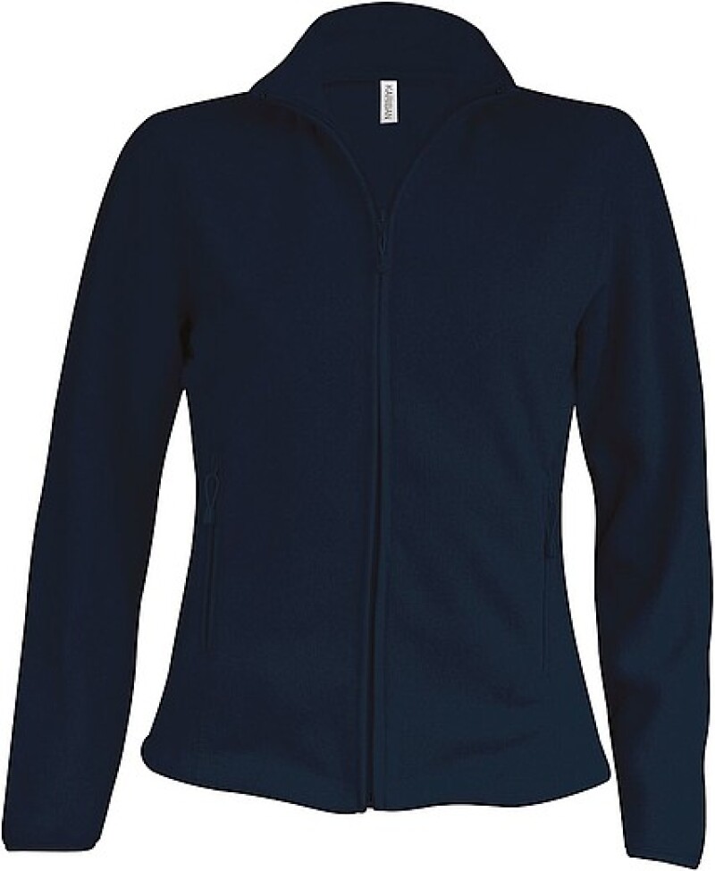 Dámská mikrofleecová mikina Kariban fleece jacket women, námořní modrá, vel. XL