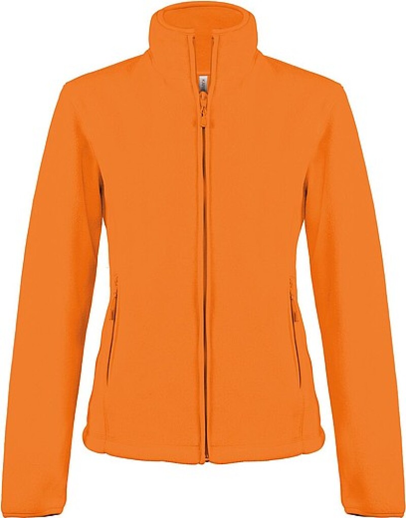 Dámská mikrofleecová mikina Kariban fleece jacket women, oranžová, vel. XXL