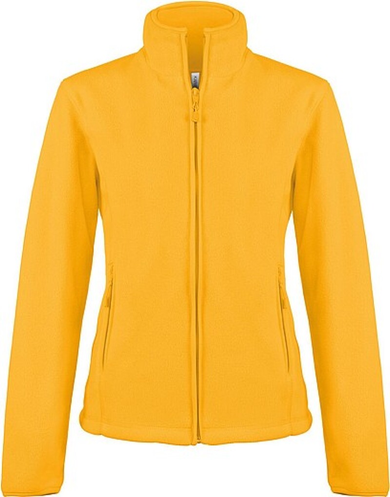 Dámská mikrofleecová mikina Kariban fleece jacket women, žlutá, vel. XXL