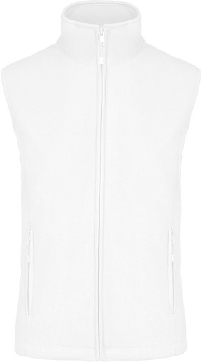 Dámská mikrofleecová vesta Kariban fleece vest women, bílá, vel. S