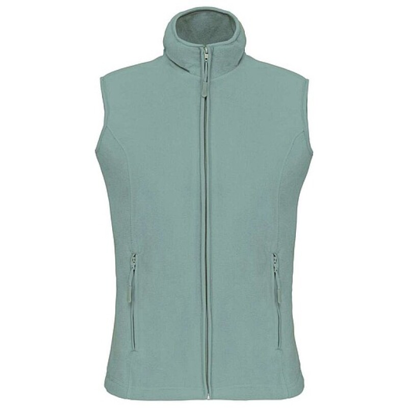 Dámská mikrofleecová vesta Kariban fleece vest women, mátová, vel. XXL