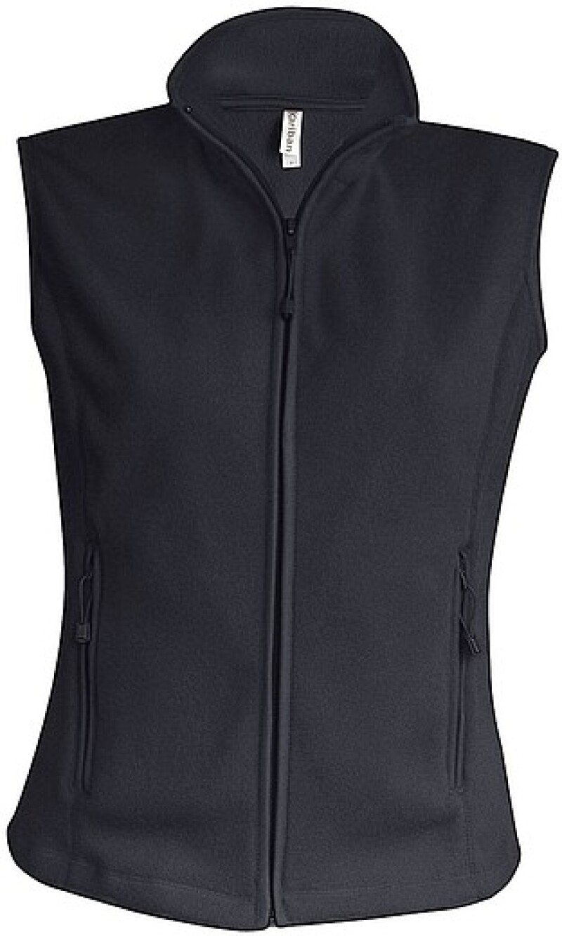 Dámská mikrofleecová vesta Kariban fleece vest women, antracitová, vel. 4XL
