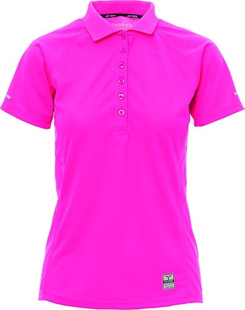 Dámská polokošile PAYPER TRAINING LADY, fluo růžová, velikost L