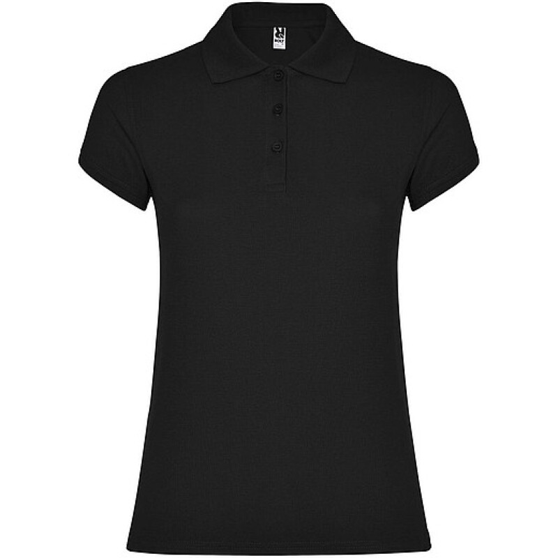 Dámská polokošile s krátkým rukávem, ROLY STAR, černá, vel. 3XL